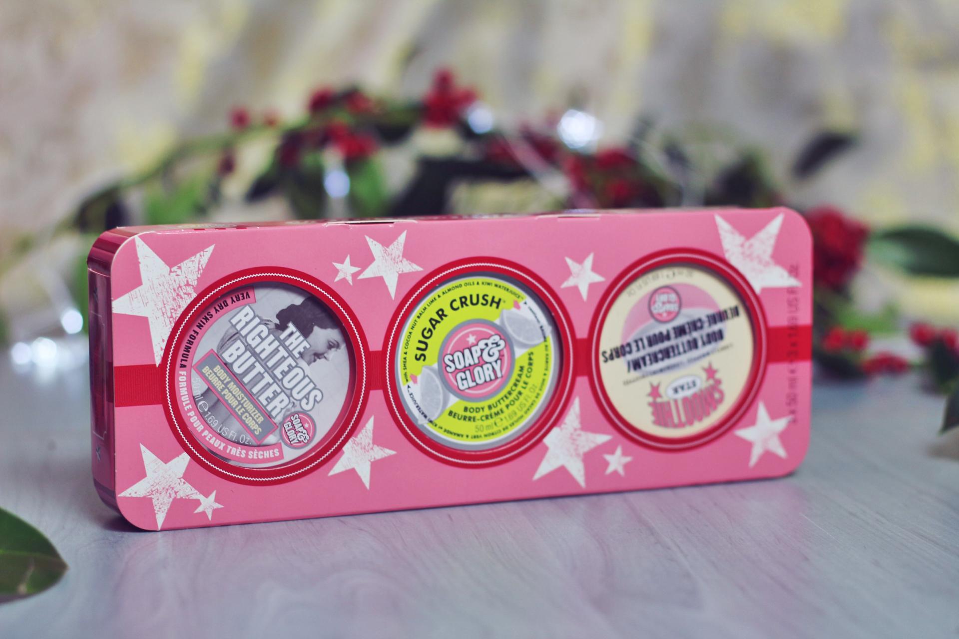 soap and glory body butter gift set