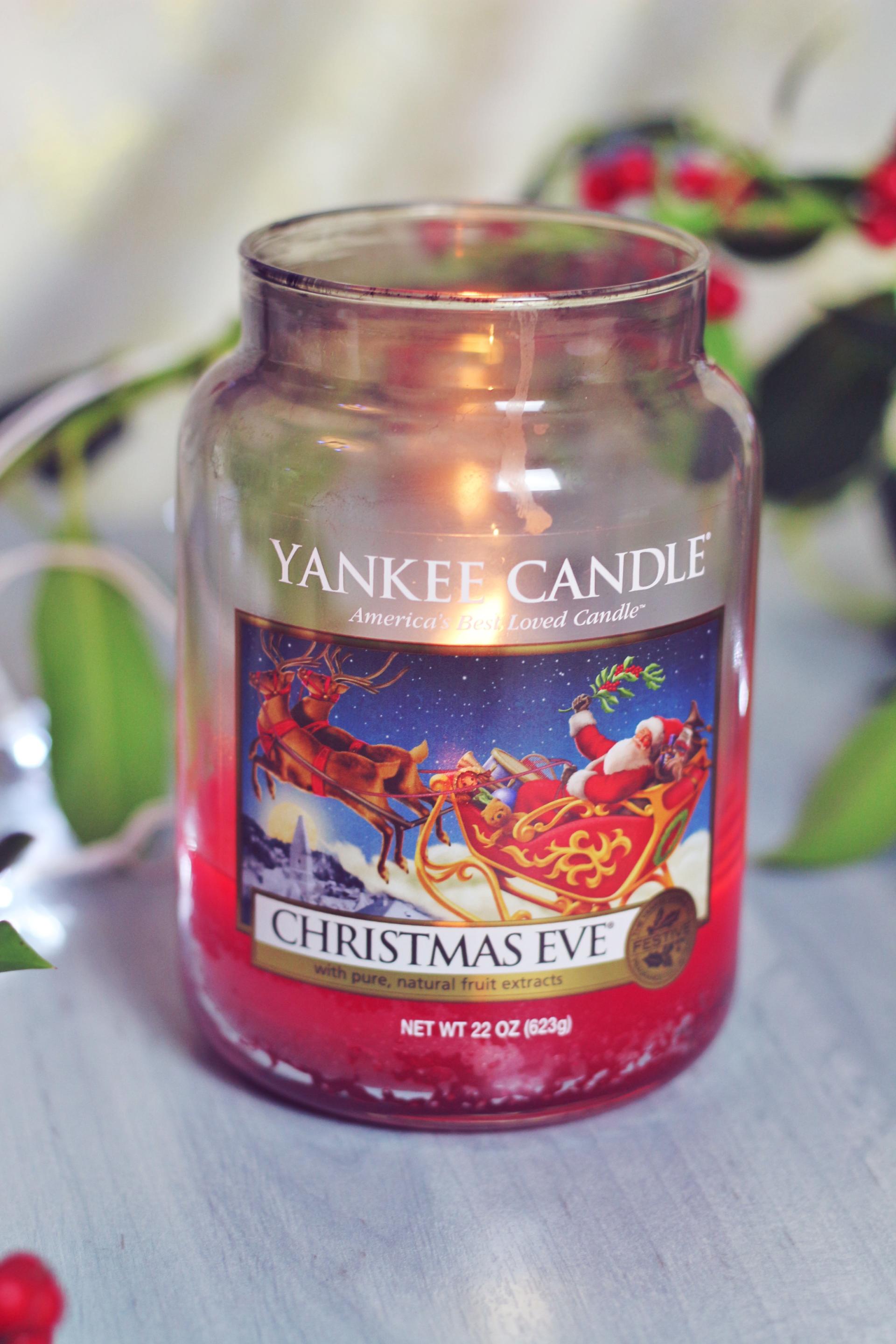 yankee candle christmas eve candle