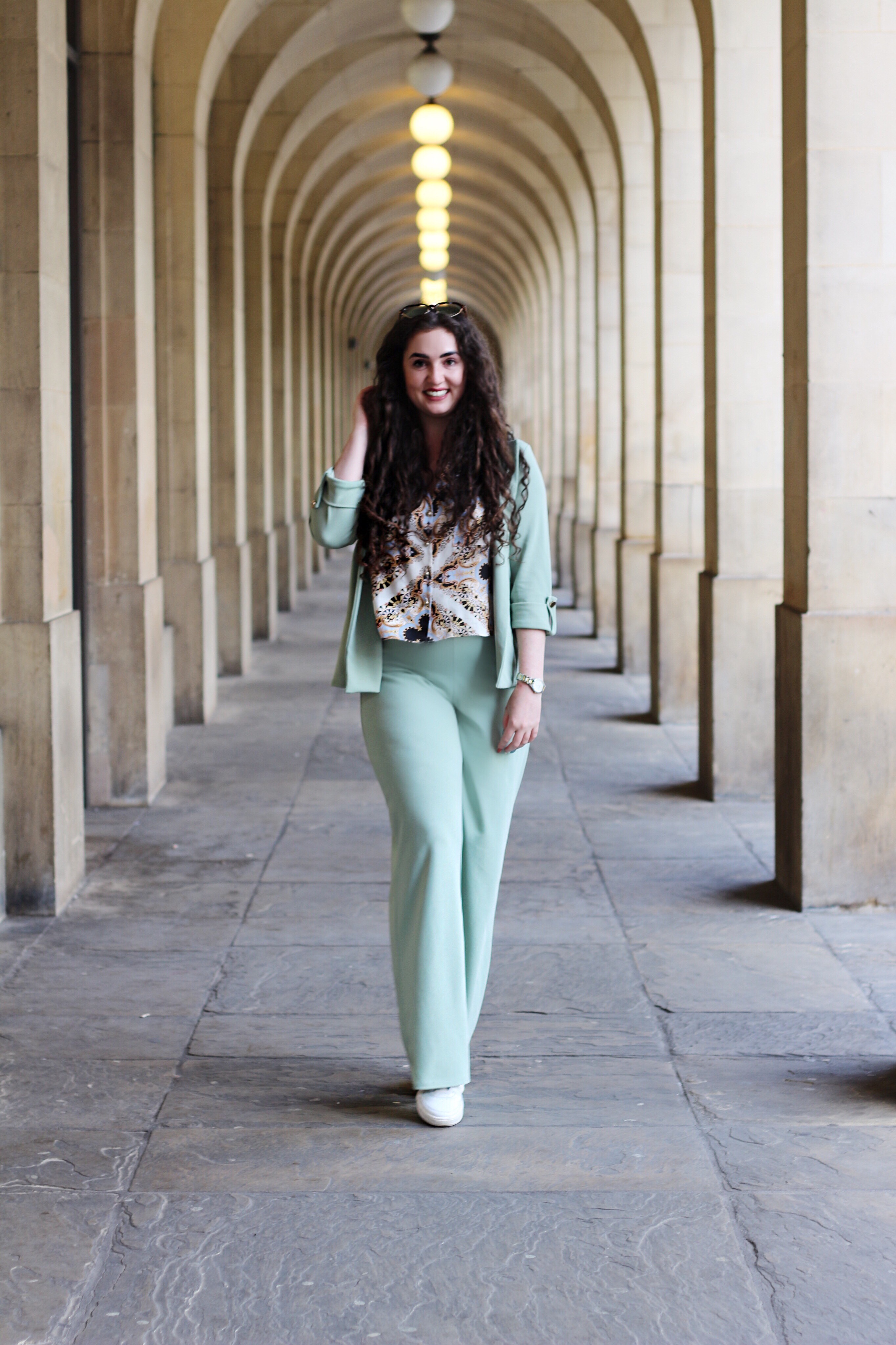 Sage Green Two Piece Lounge Suit