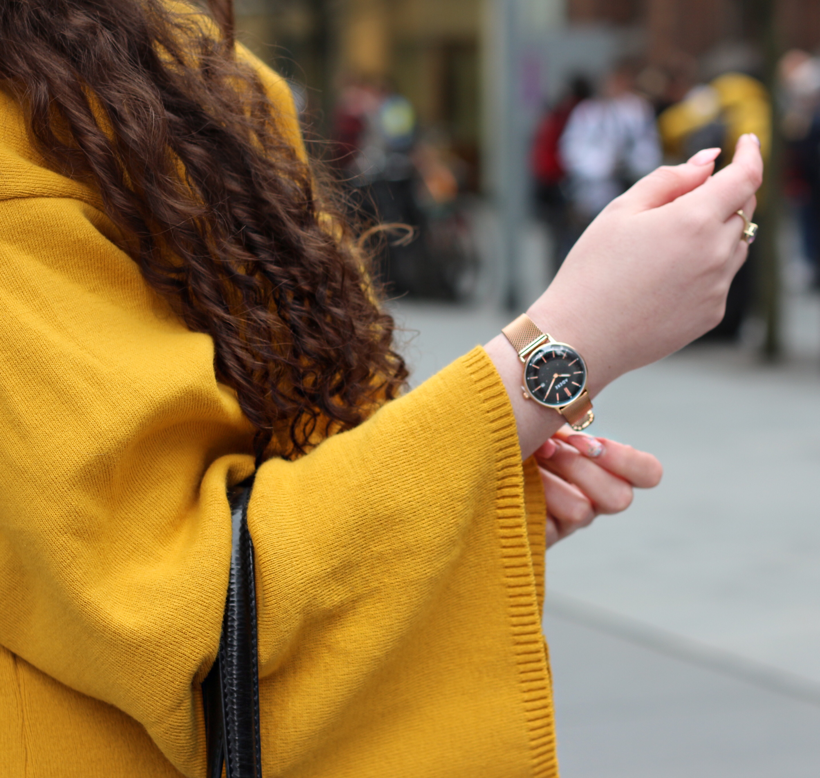 Leopard Print Accessories with Mustard Knitwear